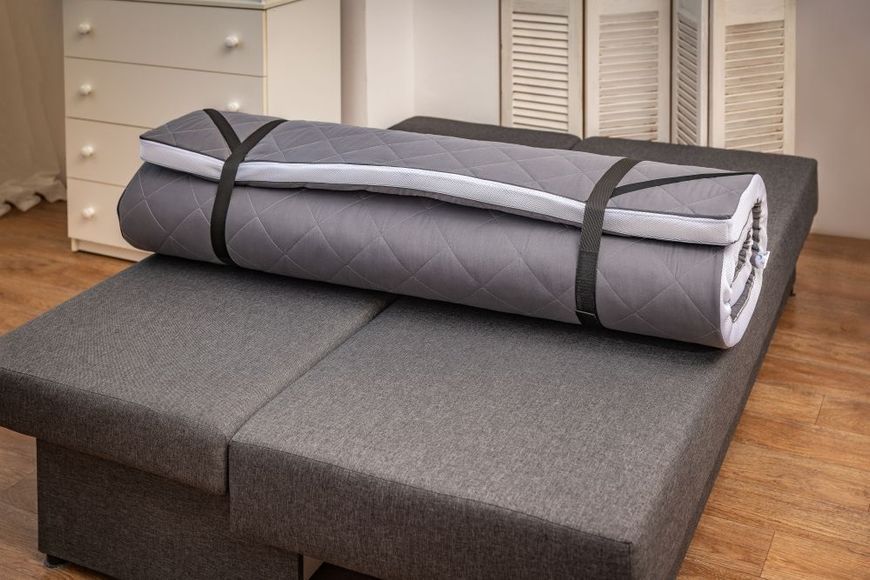 Матрац топер/футон Family Sleep Shine Gray-White 185x210 см 11149 фото