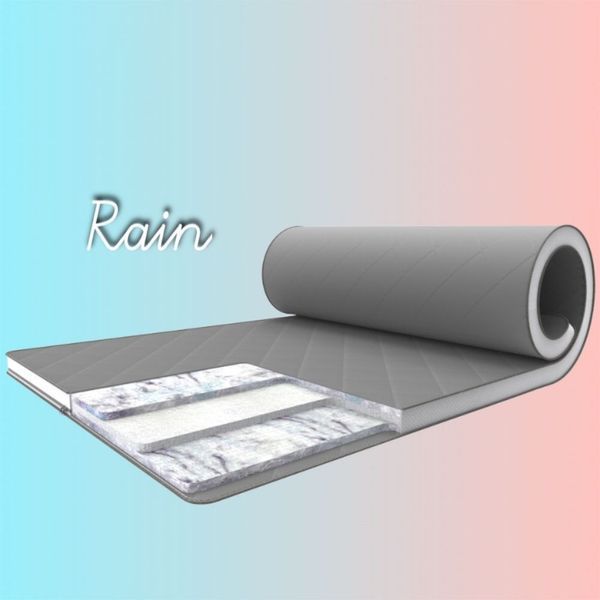 Матрац топер/футон Family Sleep Rain Gray-White 175x180 см 11095 фото