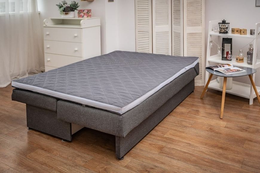 Матрац топер/футон Family Sleep Shine Gray-White 140x200 см 1325 фото