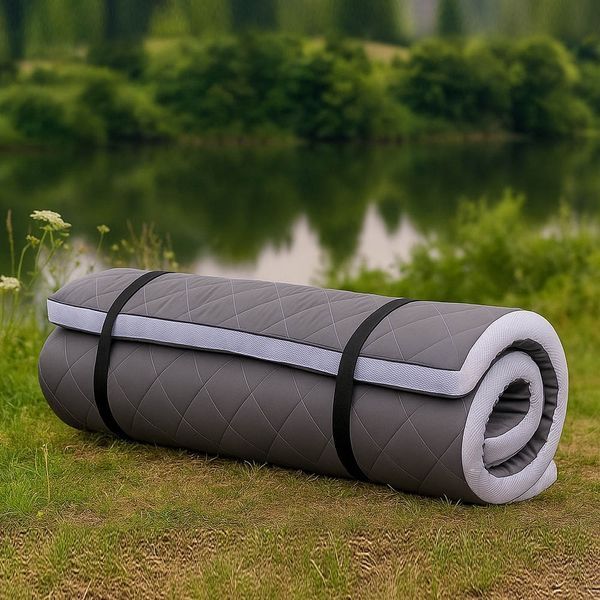 Матрац топер/футон Family Sleep Shine Gray-White 140x210 см 11129 фото
